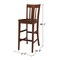Whitewood Industries Solid Wood San Remo Counter Height Dining Stool - 30" Seat Height S581-103 - alternate 6